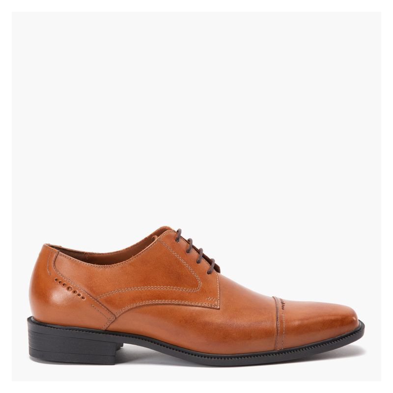 GUANTE - Zapato Formal Hombre Cuero Café Guante