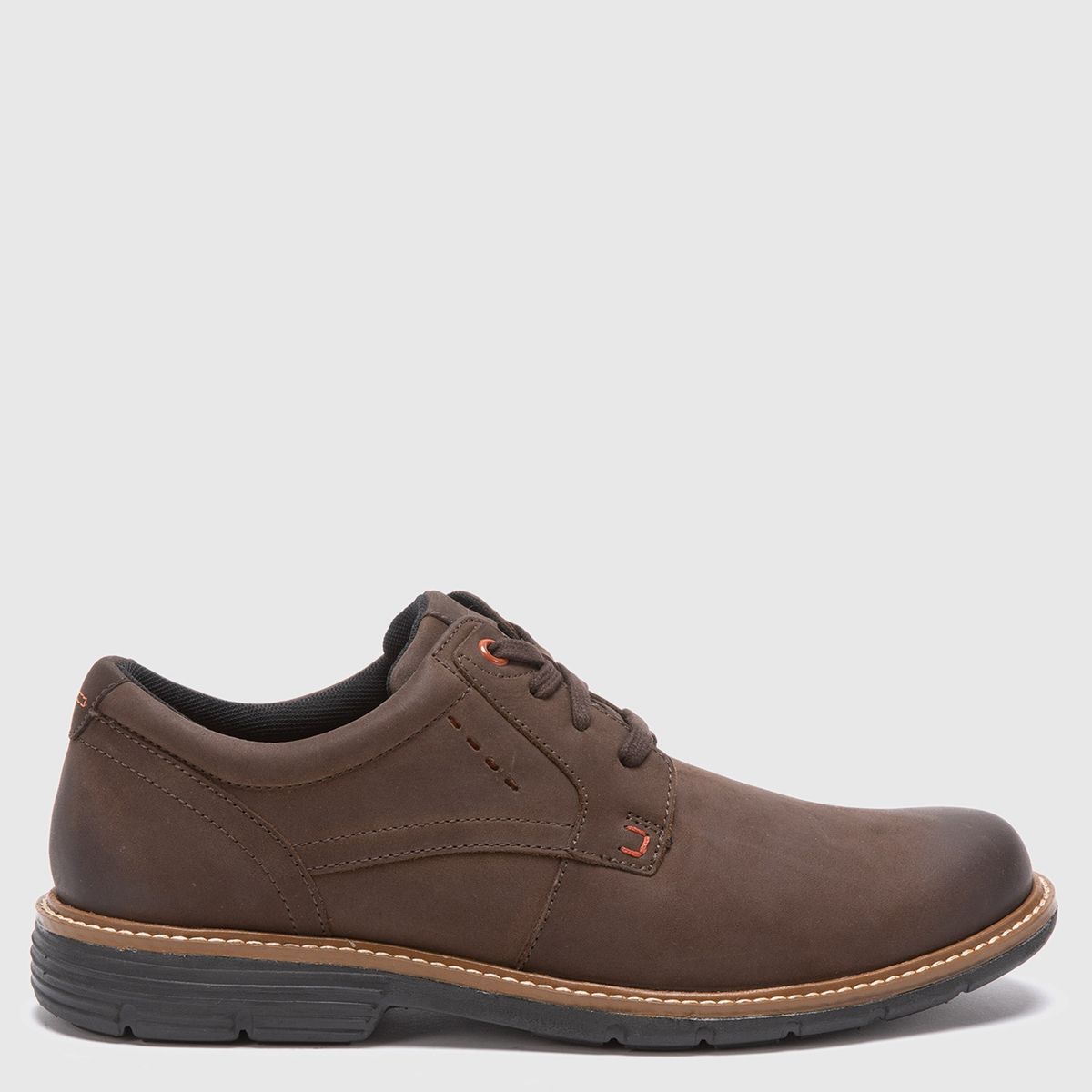 GUANTE - Zapato Casual Hombre Cuero Café Guante