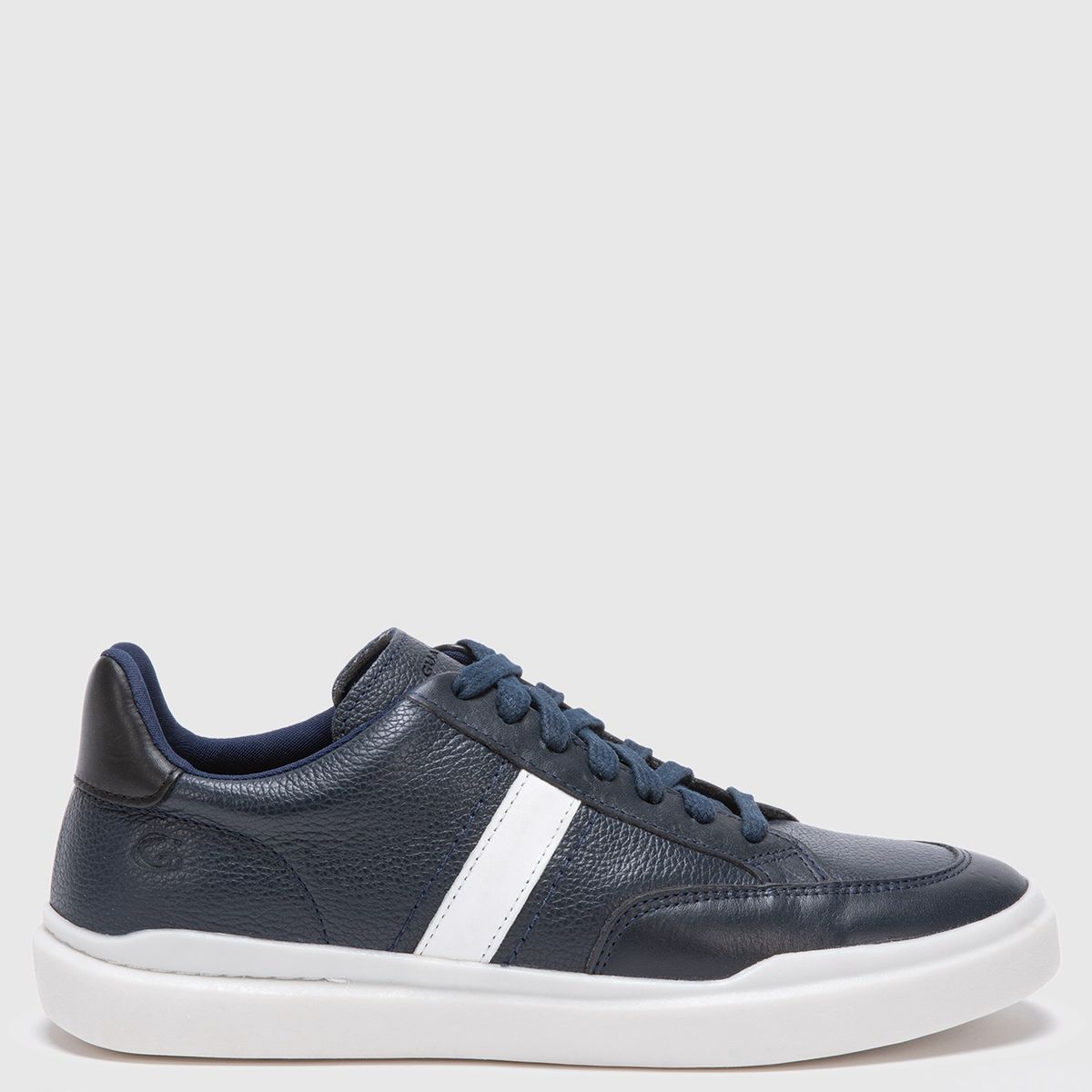 GUANTE - Zapatilla Urbana Hombre Cuero Azul Guante