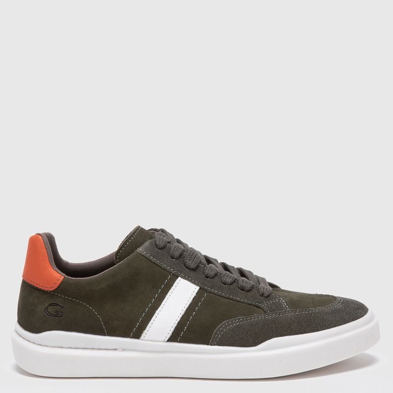 GUANTE - Zapatilla Urbana Hombre Cuero Verde Guante