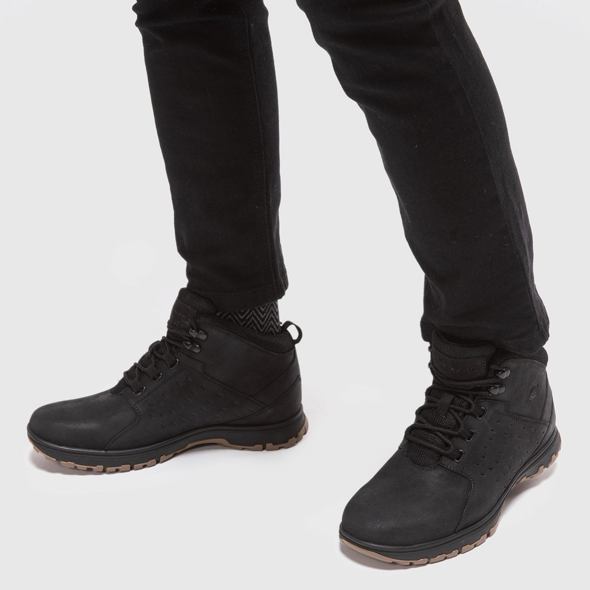 GUANTE - Botín Hombre Negro Guante