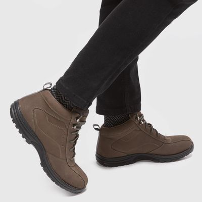 Imagen 2 del producto Botín Hombre Cuero Gris