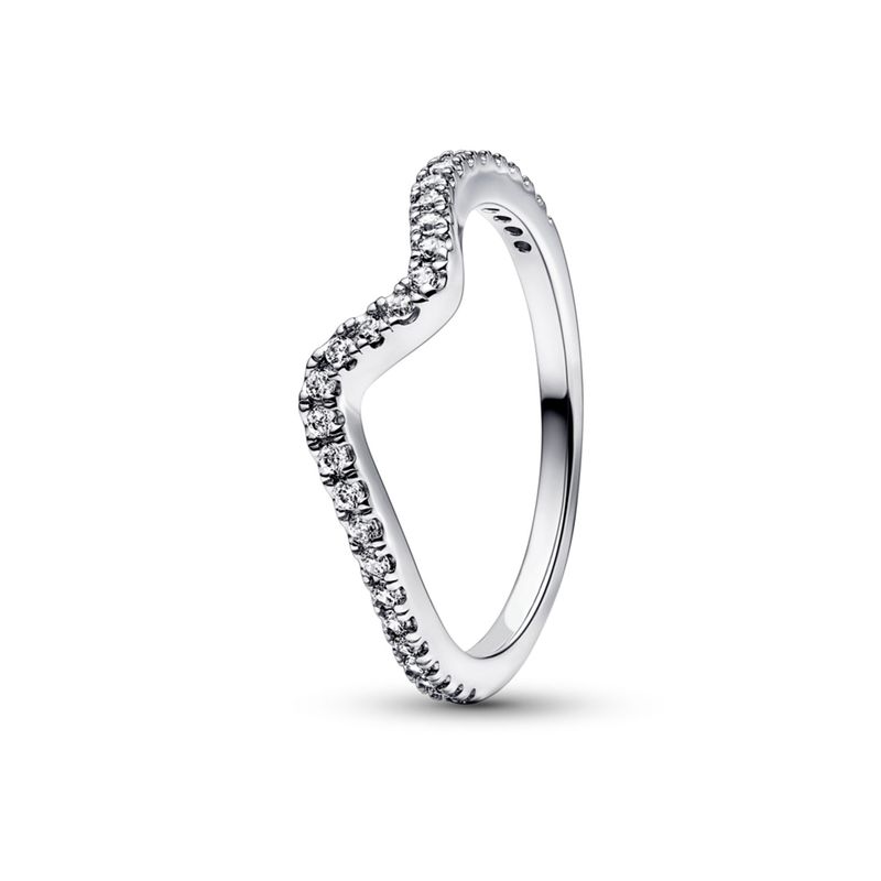 PANDORA - Anillo Ola Brillante Mujer Pandora