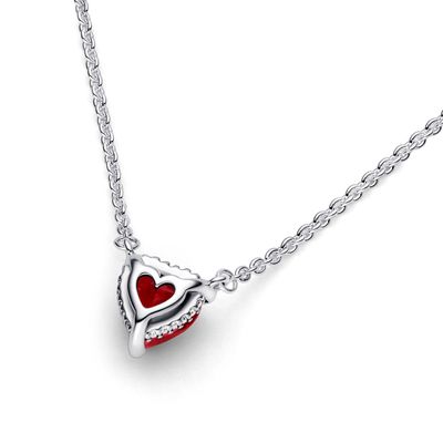 Imagen 2 del producto Collar Corazón Halo Brillante Mujer