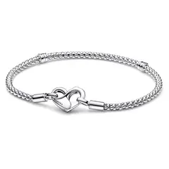 PANDORA - Pulsera Cadena Enlazada Mujer