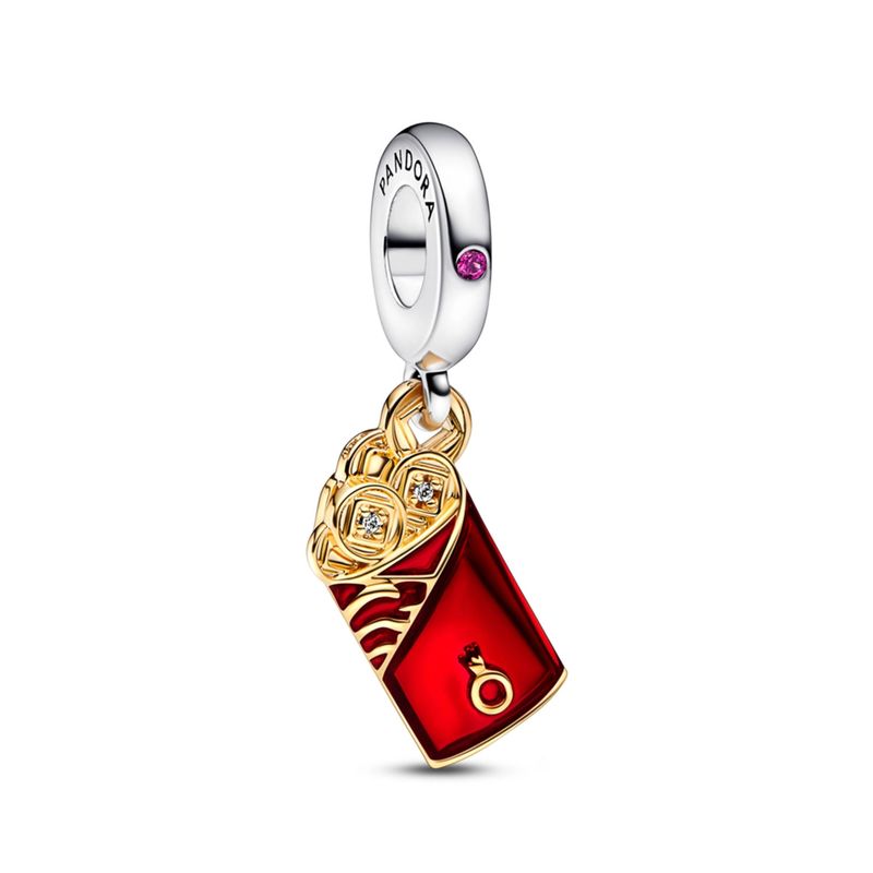 PANDORA - Charm Colgante Sobre Rojo Mujer Pandora