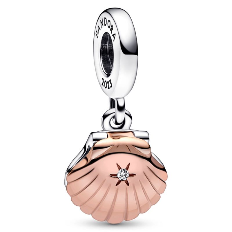 PANDORA - Charm Colgante Concha De Mar Y Perla Pandora Club 2023 Mujer Pandora