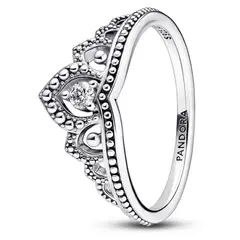 PANDORA - Anillo De Tiara Con Cuentas Mujer