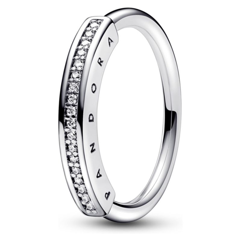 PANDORA - Anillo Pandora Signature I-D Pavé Mujer Pandora