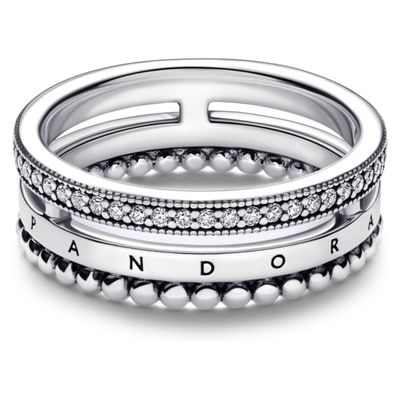 Imagen 2 del producto Anillo Insignia en Pave y Esferas Mujer