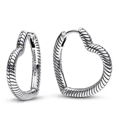 PANDORA - Aretes De Aro Moments Corazón Para Charm Mujer
