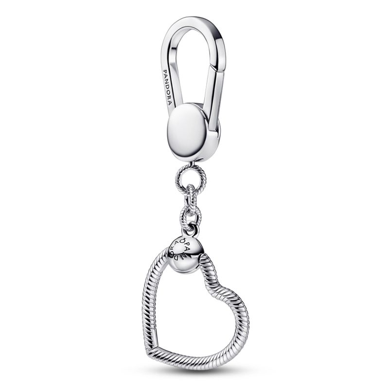 PANDORA - Colgante De Bolso Para Charms Pequeño Pandora Moments Corazón Mujer Pandora
