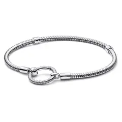 PANDORA - Pulsera Serpiente Con Cierre De O T18 Mujer