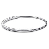 Brazalete Rígida Signature I-D Pavé Mujer
