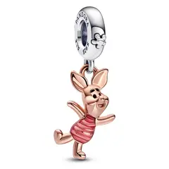 PANDORA - Colgante En Rose Disney Piglet Mujer