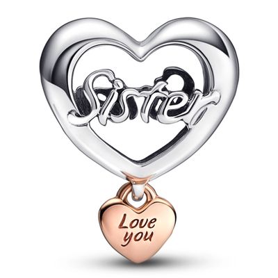 Imagen 2 del producto Charm Rose Y Plata Te Amo Hermana Mujer