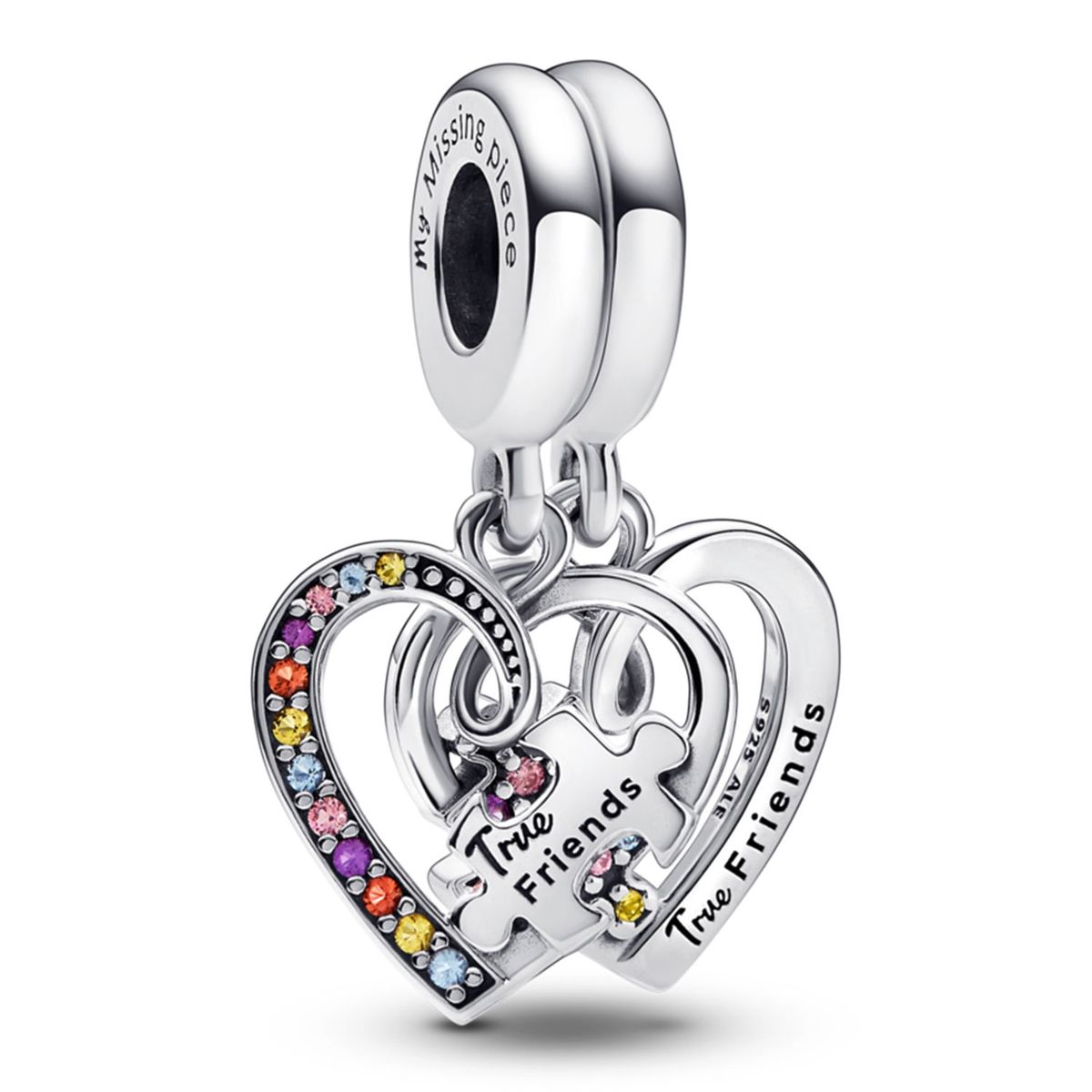 PANDORA - Colgante Rompecabezas Dividible Amistad Mujer Pandora