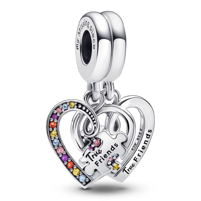 PANDORA - Colgante Rompecabezas Dividible Amistad Mujer Pandora