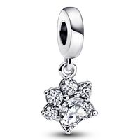 Colgante Impresion Pata de Mascota Mujer