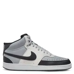 NIKE - Court Vision Mid Zapatilla Urbana Hombre Gris