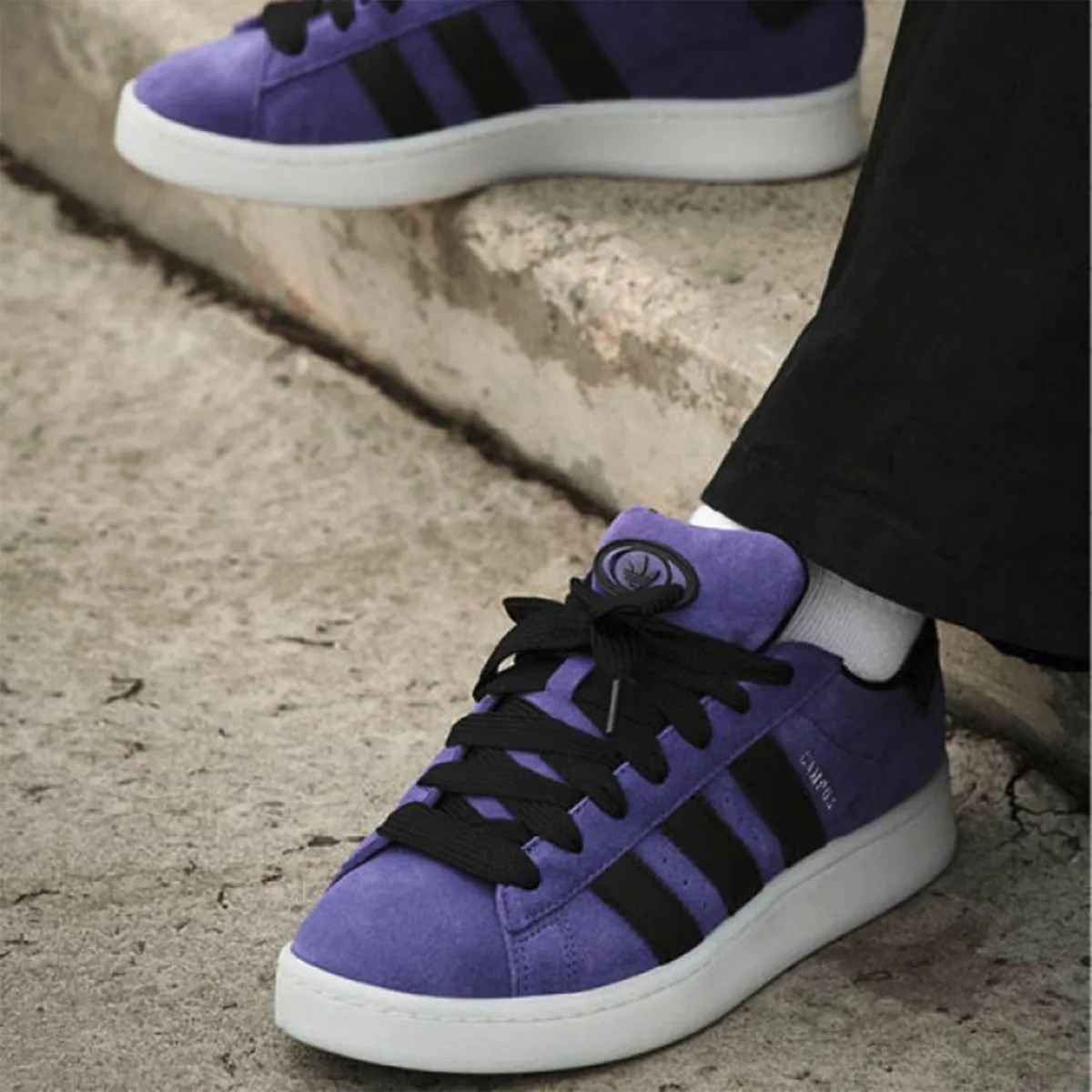 ADIDAS ORIGINALS - Campus 00S Zapatilla Urbana Hombre Cuero Morado Adidas Originals