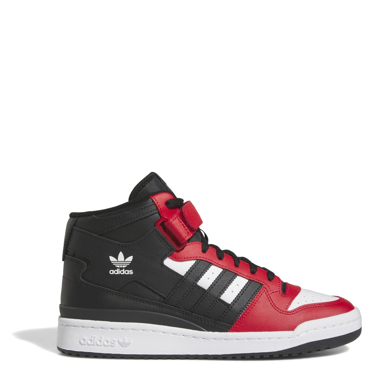 ADIDAS ORIGINALS - Forum Mid Zapatilla Urbana Hombre Cuero Rojo Adidas Originals