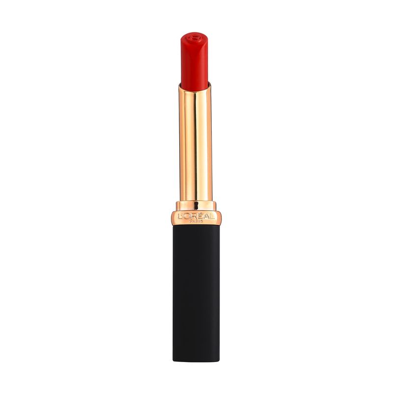 LOREAL PARIS - Labial larga duración Color Riche Intense Volume Matte - 346 Rouge Determination Loreal Paris