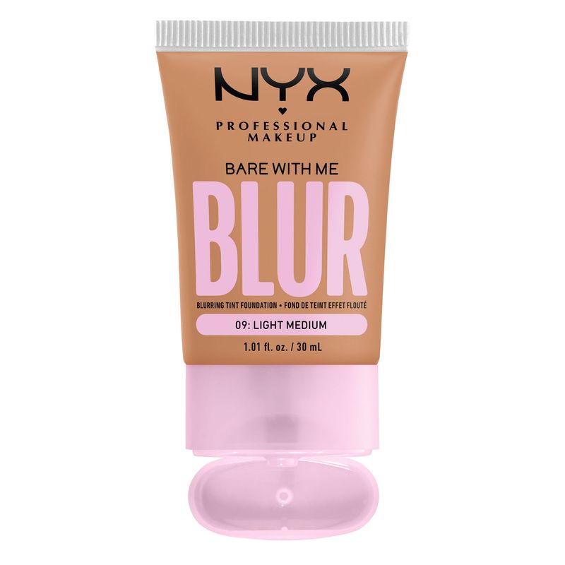 NYX PROFESSIONAL MAKEUP - Base de Maquillaje Bare With Me Blur Tint  Light Medium Nyx Professional Makeup