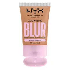 NYX PROFESSIONAL MAKEUP - Base de Maquillaje Bare With Me Blur Tint Light Medium