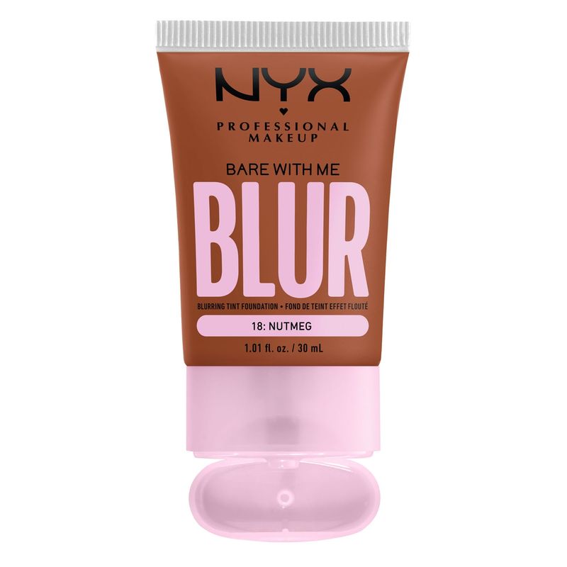 NYX PROFESSIONAL MAKEUP - Base de Maquillaje Bare With Me Blur Tint  Nutmeg Nyx Professional Makeup