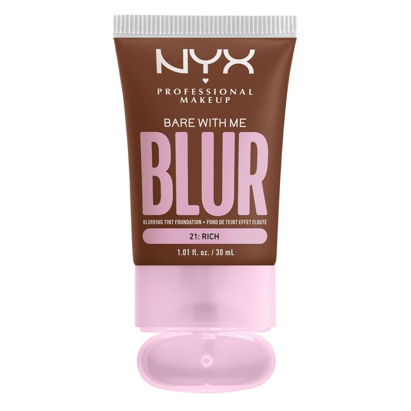 NYX PROFESSIONAL MAKEUP - Base de Maquillaje Bare With Me Blur Tint  Rich Nyx Professional Makeup