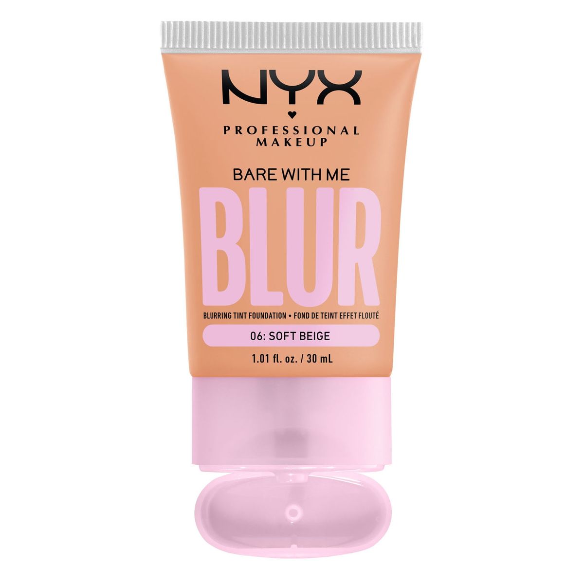 NYX PROFESSIONAL MAKEUP - Base de Maquillaje Bare With Me Blur Tint  Soft Beige Nyx Professional Makeup