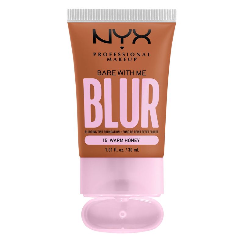 NYX PROFESSIONAL MAKEUP - Base de Maquillaje Bare With Me Blur Tint  Warm Honey Nyx Professional Makeup
