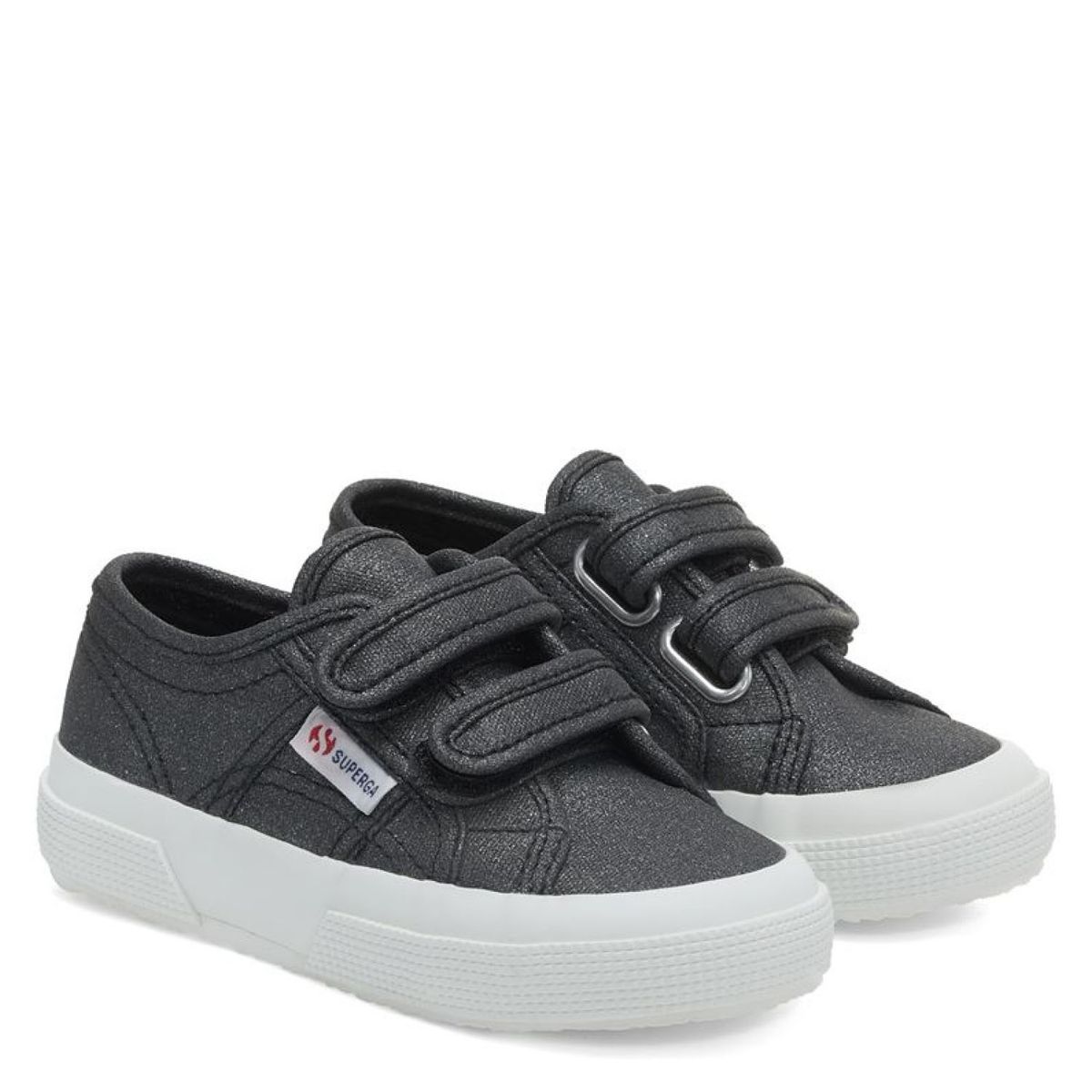 SUPERGA - Glitter Zapatilla Urbana Niña Negro (22 a 34) Superga