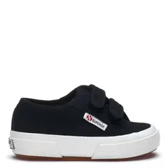 SUPERGA - Cotjstrap Zapatilla Urbana Unisex Niño Negro (22 a 34)