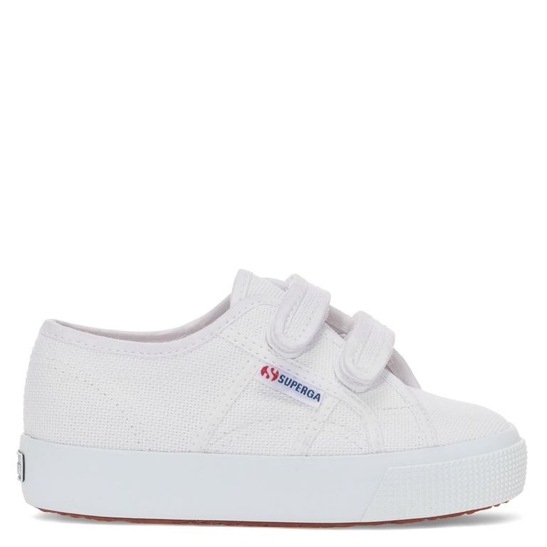 Kids Straps Zapatilla Urbana Unisex Niño Blanco (22 a 34)