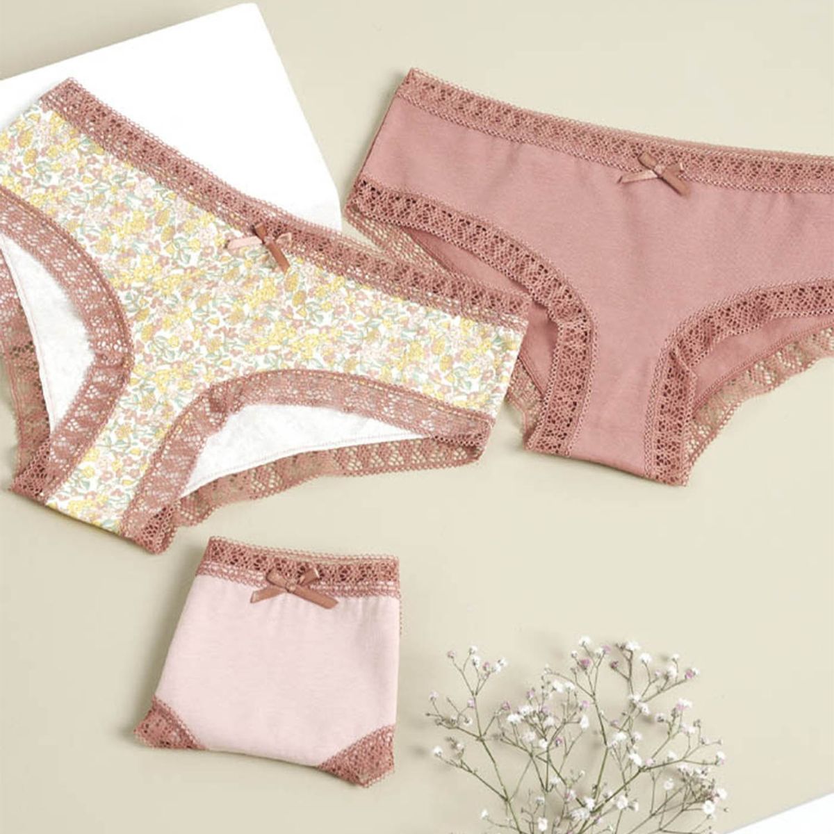 INTIME - Intime Pack 3 Pantaleta Botanica Mujer