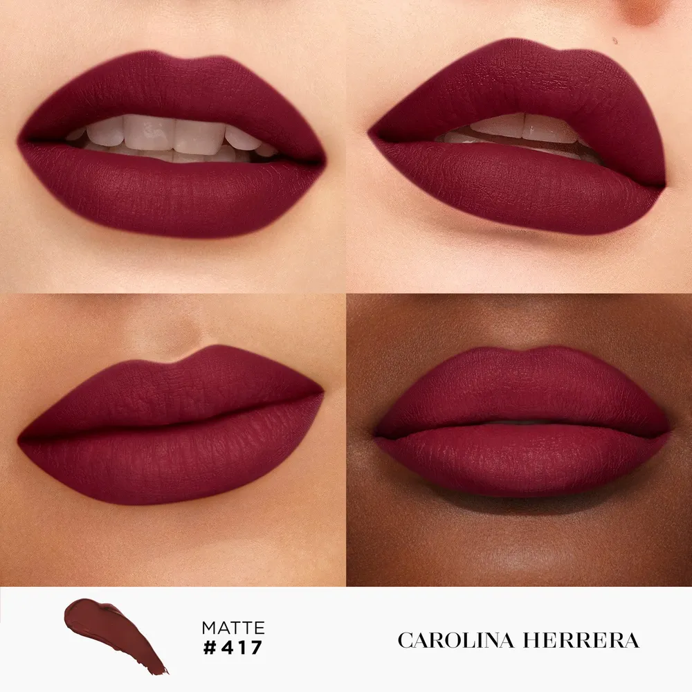 Carolina Herrera Fabulous Kiss Lipstick Matte 442 Brown Fundamental, foto 4