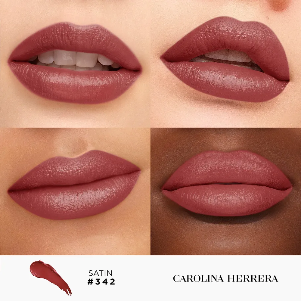 Carolina Herrera Fabulous Kiss Lipstick Satin 342 Moka Craze Nude, foto 4