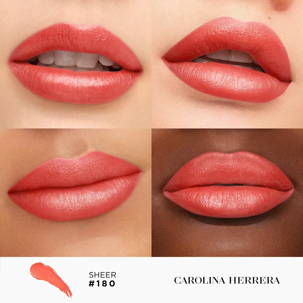 Carolina Herrera Fabulous Kiss Lipstick Sheer 180 Orange Affair, foto 4