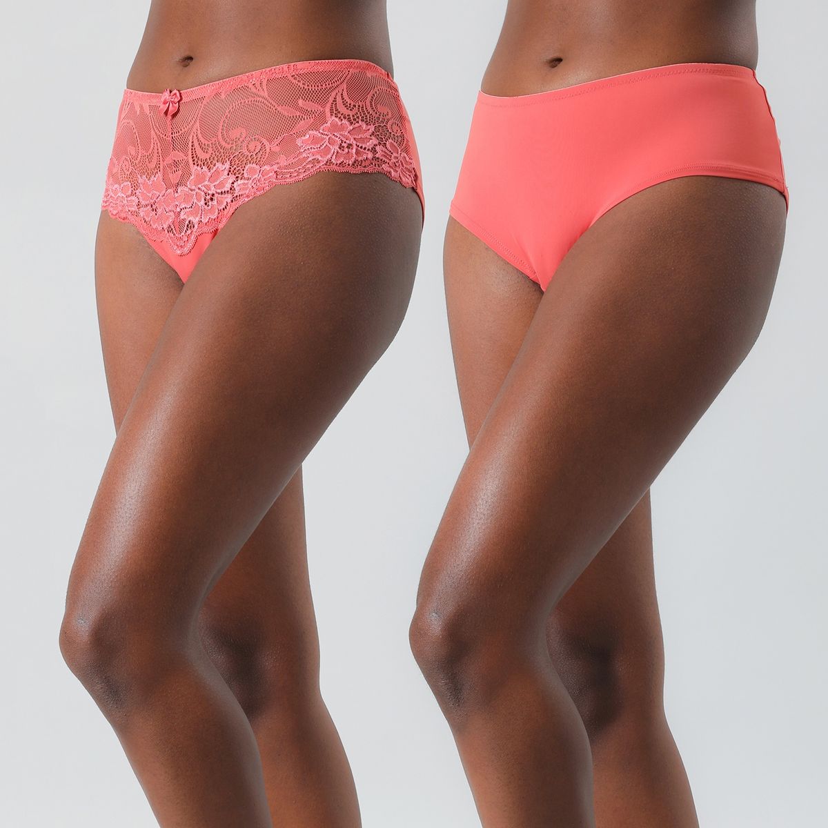 FLORES - Calzón Pack De 2 Pantaleta Mujer Flores