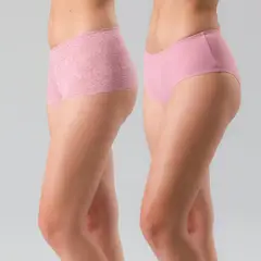 FLORES - Pack De 2 Calzón Pantaleta Mujer