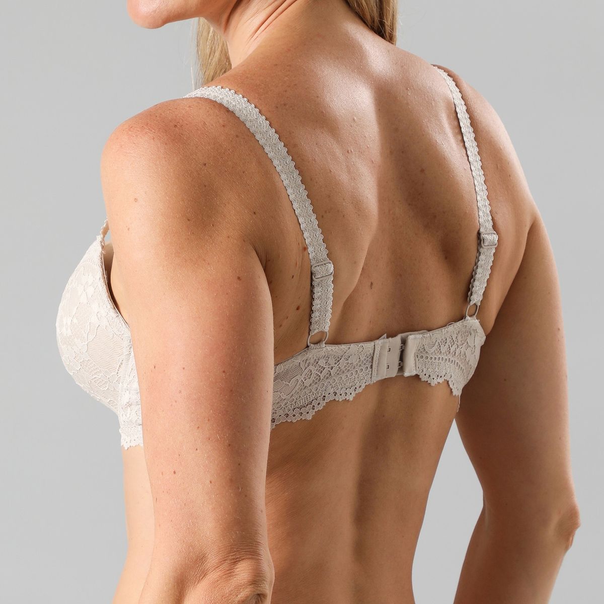 FLORES - Sostén Encaje Push Up Bretel Encaje Mujer Flores