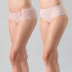 FLORES - Pack De 2 Calzón Pantaleta Mujer