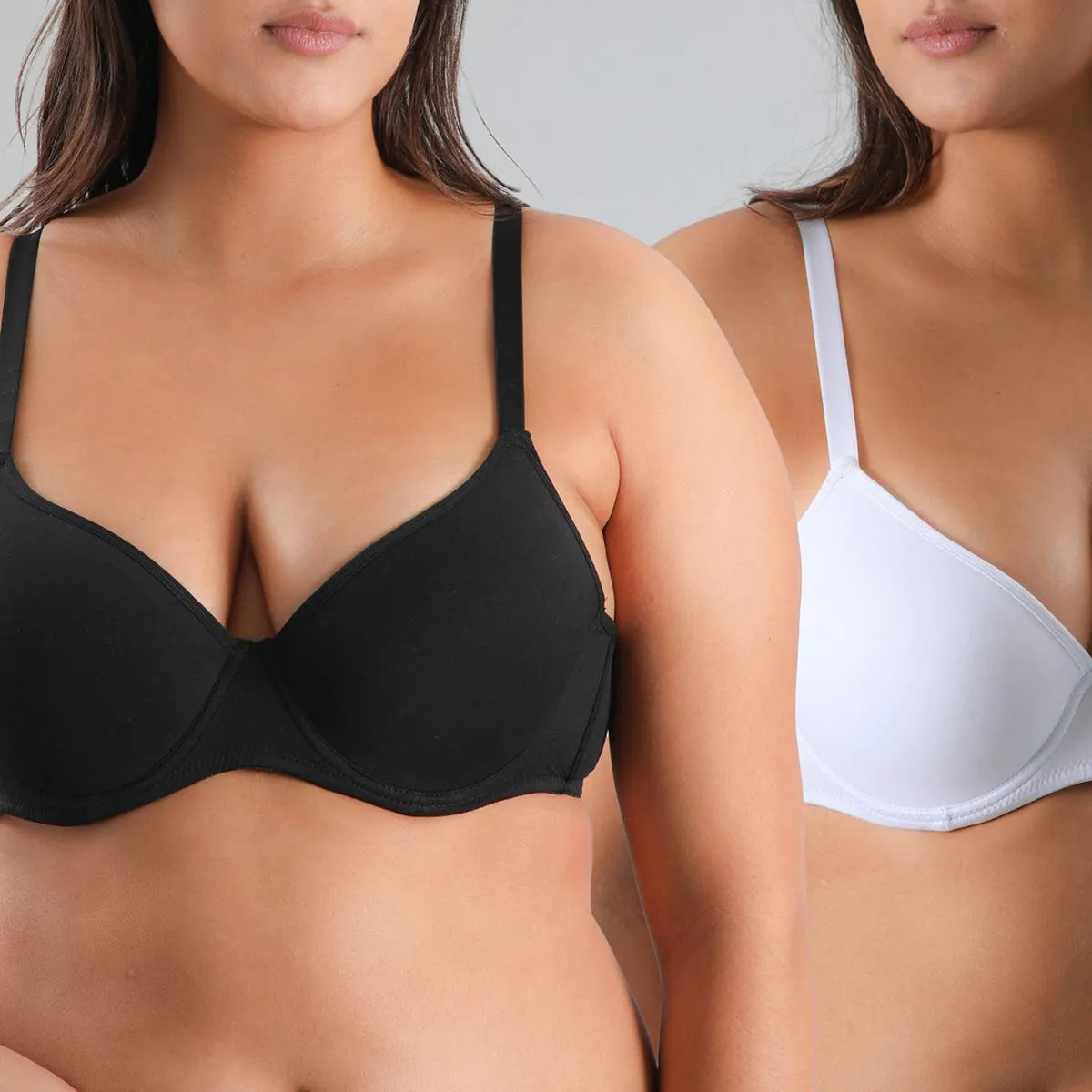 FLORES - Pack de 2 Sostenes con Copa Mujer Flores