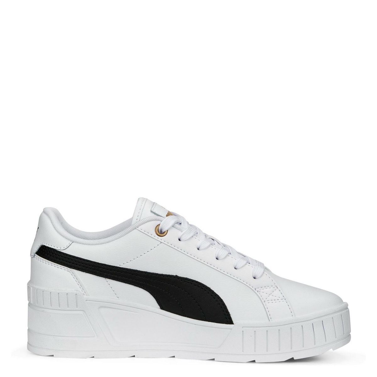 PUMA - Karmen Wedge Zapatilla Urbana Mujer Cuero Blanco Puma