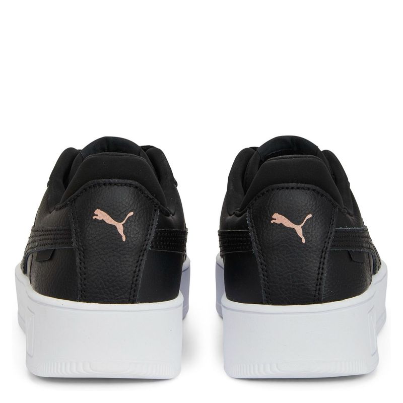 Zapatillas Negras Zapatillas Puma De Cuero Para Mujer Ripley