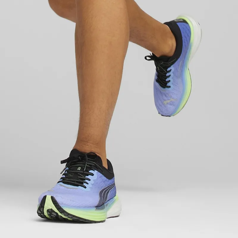 PUMA - Deviate Nitro 2 Zapatilla Running Hombre Morado Puma