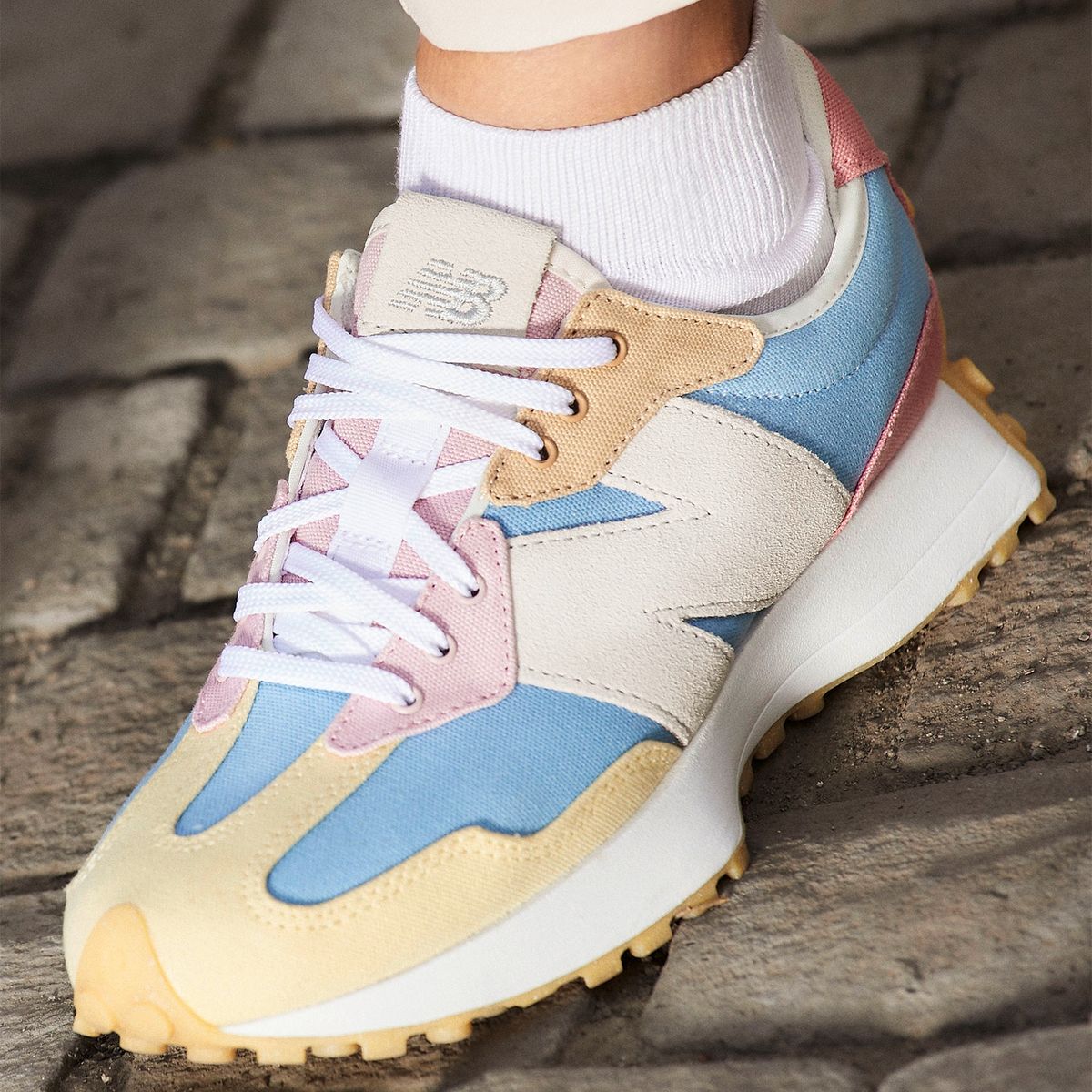 NEW BALANCE - 327 Zapatilla Urbana Mujer Azul New Balance