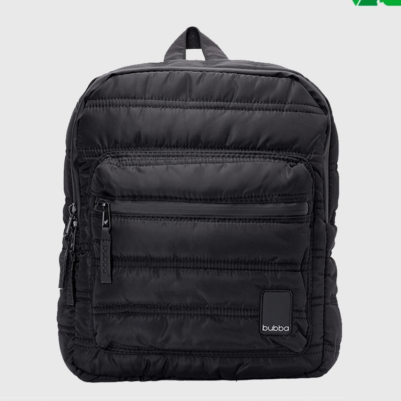 BUBBA - Mochila Bubba Negra Acolchada con Cierres